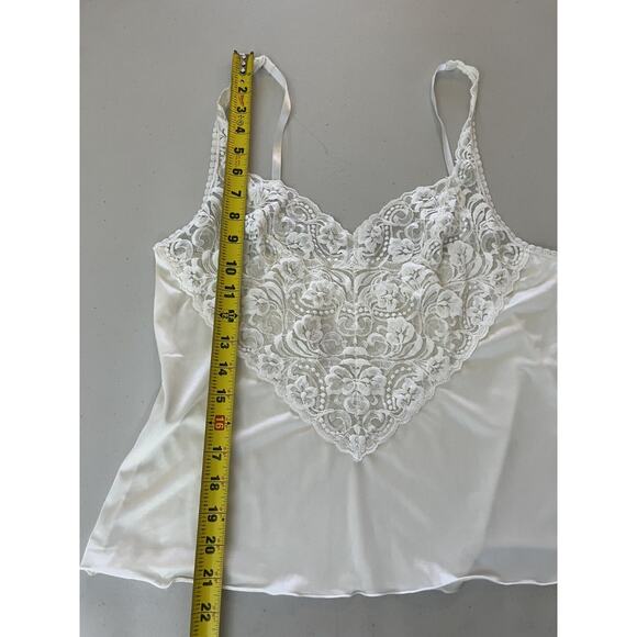 Vtg Y2K Coquette Fairy Cami Slip Babydoll Top S Dainty Romance Ballet Ethereal - Picture 13 of 14